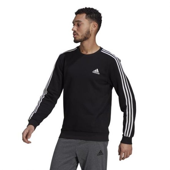 חולצת אימון אדידס לגברים Adidas M 3s Fl Swt - שחור
