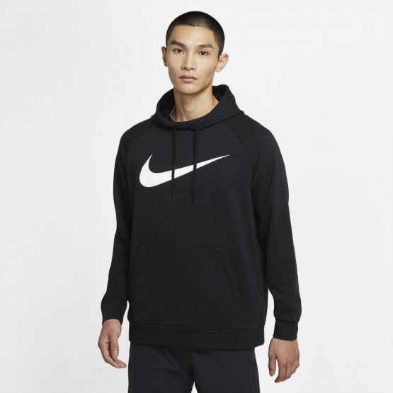 סווטשירט נייק לגברים Nike Drifit S Pullover Training Hoodie - שחור