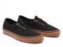 נעלי סניקרס ואנס לגברים Vans UA AUTHENTIC BLACK/RUBBER - שחור