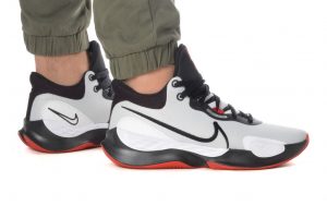 נעלי כדורסל נייק לגברים Nike Renew Elevate 3 - אפור אבן