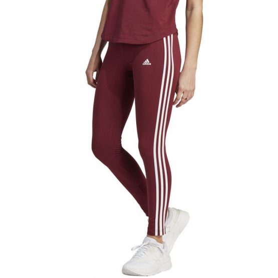 טייץ אדידס לנשים Adidas 3 Stripes - בורדו