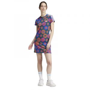 שמלה קצרה אדידס לנשים Adidas Farm Dress - צבעוני