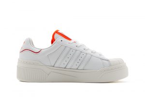 נעלי סניקרס אדידס לנשים Adidas Originals Superstar Bonega 2B - לבן/אדום