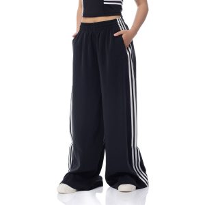 מכנסיים ארוכים אדידס לנשים Adidas Satin Pants - שחור