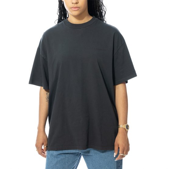 חולצת טי שירט קארהארט לנשים Carhartt WIP Wip Ss Akron - שחור