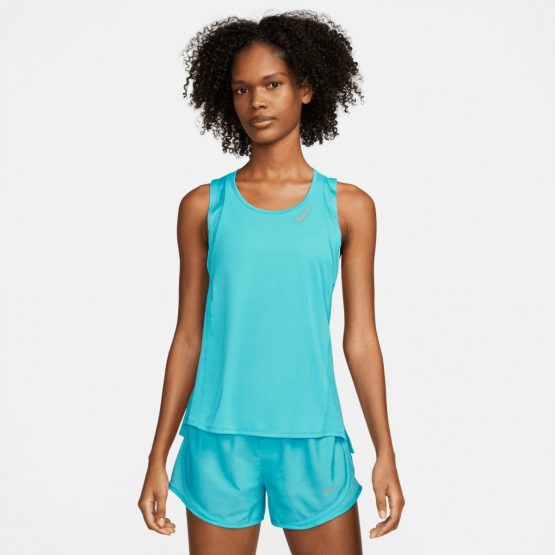 גופיה קצרה נייק לנשים Nike Dri-FIT Race T-shirt - כחול