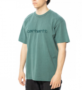 חולצת טי שירט קארהארט לגברים Carhartt WIP Wip Ss Duster - ירוק