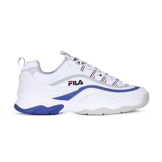 נעלי סניקרס פילה לגברים Fila Ray Flow - לבן