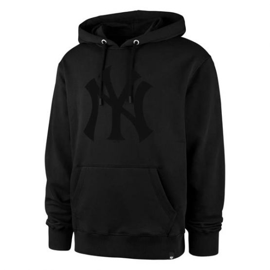 סווטשירט '47 לגברים 47 Mlb Ny Imprint 47 Burnside Pul - שחור