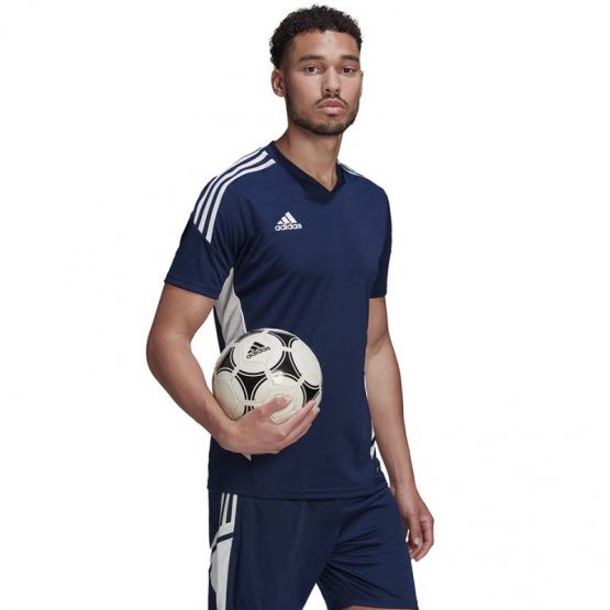 חולצת אימון אדידס לגברים Adidas Condivo 22 Jersey V-neck - כחול