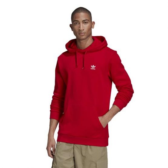 סווטשירט אדידס לגברים Adidas Originals Essential - אדום
