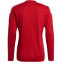 חולצת טי שירט ארוכות אדידס לגברים Adidas Squadra 21 Jersey Long Sleeve - אדום