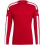 חולצת טי שירט ארוכות אדידס לגברים Adidas Squadra 21 Jersey Long Sleeve - אדום