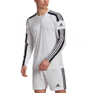 חולצת אימון אדידס לגברים Adidas Squadra 21 Long Sleeve Jersey - לבן