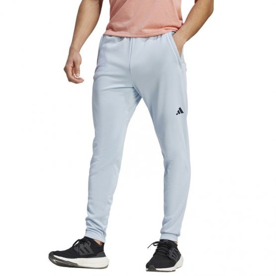 מכנסיים ארוכים אדידס לגברים Adidas TRAIN ESSENTIALS - תכלת