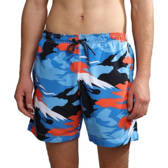בגד ים נפפירי לגברים Napapijri Vail Swimming Trunks - כחול/צבעוני