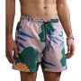 בגד ים נפפירי לגברים Napapijri Vail Swimming Trunks - ורוד/ירוק
