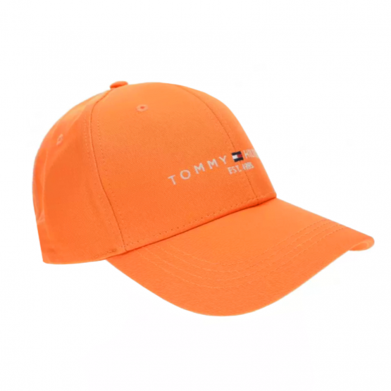 כובע טומי הילפיגר לגברים Tommy Hilfiger Th Established Cap - כתום