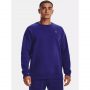 סווטשירט אנדר ארמור לגברים Under Armour Rival Fleece Crew - כחול
