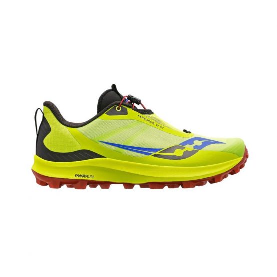 נעלי ריצת שטח סאקוני לגברים Saucony  Peregrine 12 ST - צהבהב