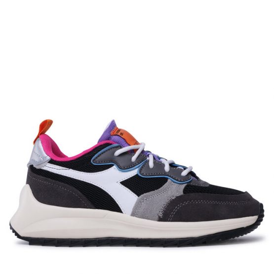 נעלי סניקרס דיאדורה לנשים Diadora Jolly Suede Mesh - שחור/לבן
