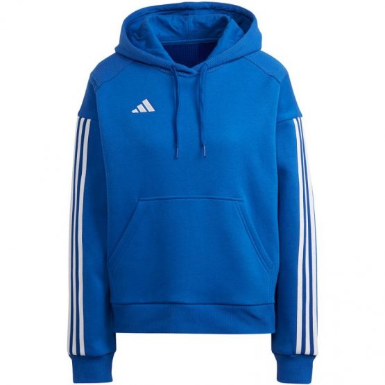 סווטשירט אדידס לנשים Adidas Tiro 23 Competition Cotton Hoodie - כחול