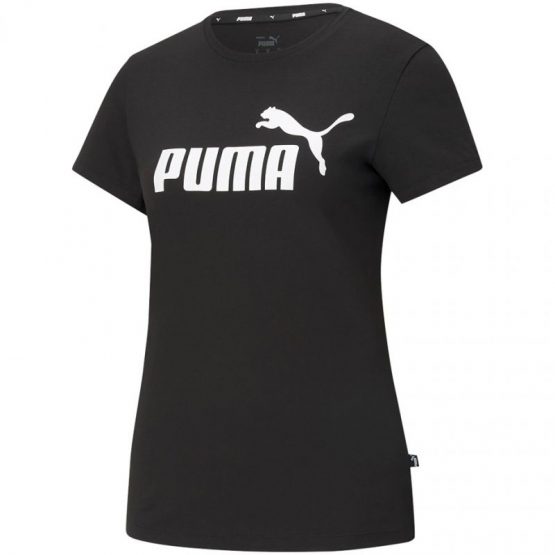 חולצת טי שירט פומה לנשים PUMA ESS Logo Tee - שחור