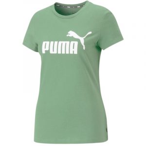 חולצת טי שירט פומה לנשים PUMA ESS Logo Tee - ירוק