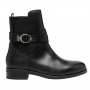 מגפי טומי הילפיגר לנשים Tommy Hilfiger Th Belt Flat Boot - שחור