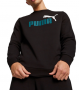 סווטשירט פומה לגברים PUMA ESS+ 2 Col Big Logo Crew - שחור