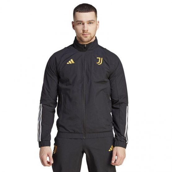 ג'קט ומעיל אדידס לגברים Adidas Juventus Pre - שחור