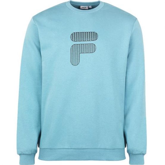 סווטשירט פילה לגברים Fila Broc Crew Sweat - כחול