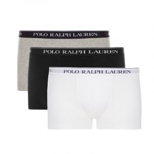 תחתוני ראלף לורן  לגברים Ralph Lauren  3-Pack Trunk M - לבן