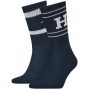 גרב טומי הילפיגר לגברים Tommy Hilfiger Th Sock 2pack Sport Patch - כחול