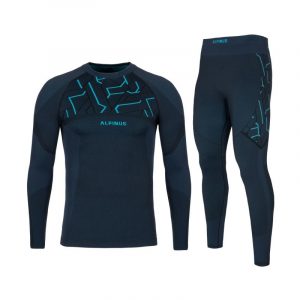 טרמי alpinus לגברים alpinus underwear Tactical Gausdal Set - כחול