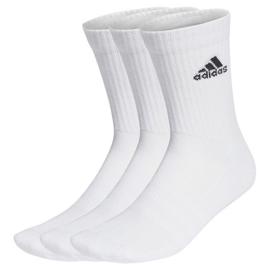 גרב אדידס לגברים Adidas Cushioned Crew 3pp - לבן
