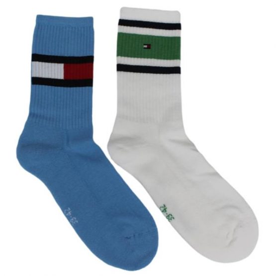 גרב טומי הילפיגר לגברים Tommy Hilfiger Flag 2pack - כחול