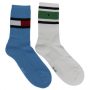 גרב טומי הילפיגר לגברים Tommy Hilfiger Flag 2pack - כחול