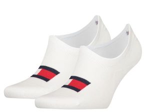 גרב טומי הילפיגר לגברים Tommy Hilfiger Footie 2pack - לבן
