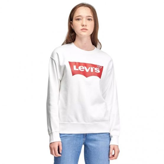 סווטשירט ליוויס לנשים Levis Graphic Standard - לבן
