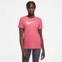 חולצת טי שירט נייק לנשים Nike Swoosh - אדום