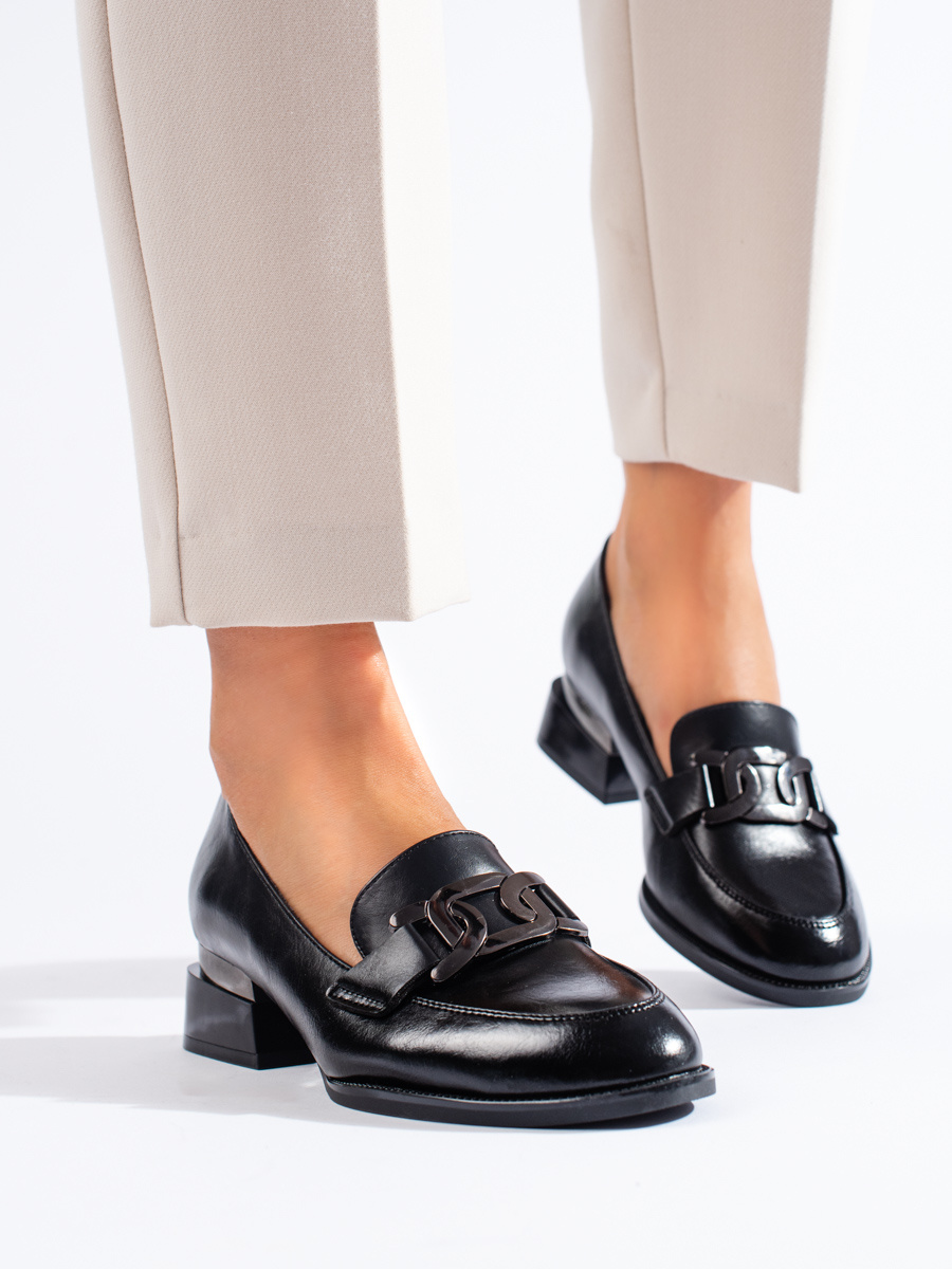 נעלי עקב נמוכות SHELOVET לנשים SHELOVET Heiner - שחור
