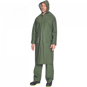 ג'קט ומעיל soldiers לגברים soldiers Waterproof raincoat with hood - ירוק