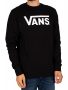 סווטשירט ואנס לגברים Vans Classic  Crew - שחור