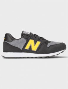 נעלי סניקרס ניו באלאנס לגברים New Balance 500 - שחור/צהוב
