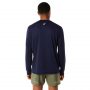 חולצת טי שירט ארוכות אסיקס לגברים Asics Fujitrail Logo - כחול נייבי