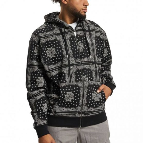 סווטשירט קארל קני לגברים KARL KANI Chest Signature Paisley - שחור