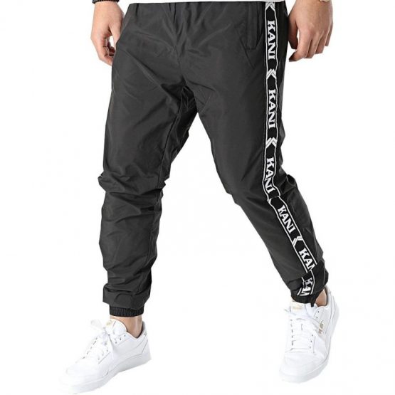 מכנס ספורט קארל קני לגברים KARL KANI Kani Og Tape Trackpants - שחור
