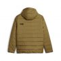 ג'קט ומעיל פומה לגברים PUMA Ess Hooded Padded Jacket - ירוק זית