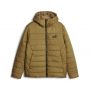 ג'קט ומעיל פומה לגברים PUMA Ess Hooded Padded Jacket - ירוק זית